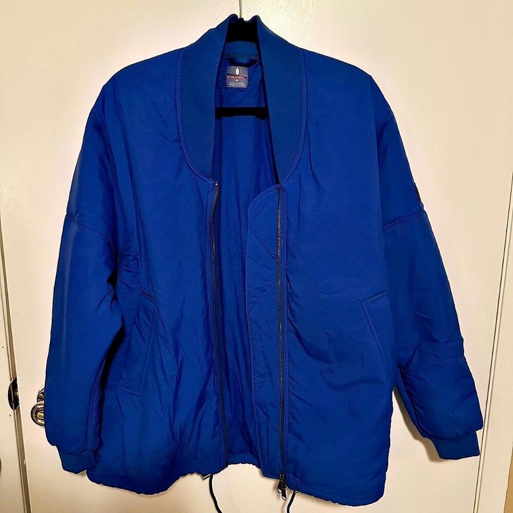 free people/movement royal blue jacket